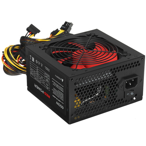 Купить Блок питания Azerty RPL-650BAR  черный  5608560. Характеристики, отзывы и цены в Донецке