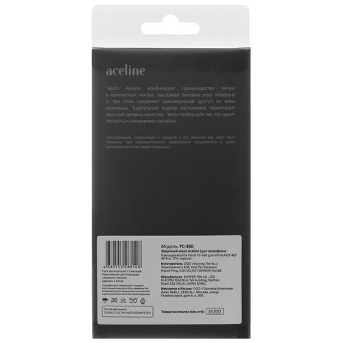 Купить Накладка  Aceline Fresh для Infinix HOT 40/ HOT 40 Pro черный  5436590. Характеристики, отзывы и цены в Донецке