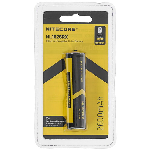 Купить Аккумулятор NITECORE NL1826RX 2600 мА*ч  9170787. Характеристики, отзывы и цены в Донецке