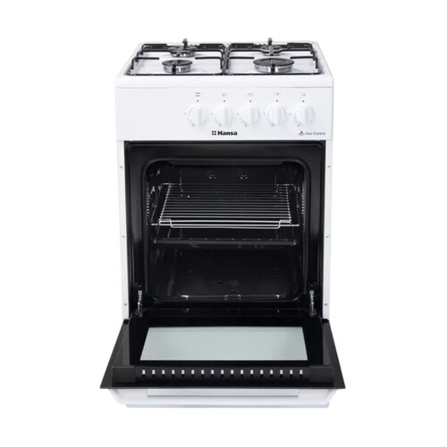 Купить Газовая плита Hansa FCGW510029A белый  9903543. Характеристики, отзывы и цены в Донецке