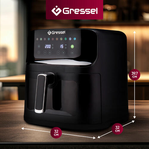 Купить Аэрогриль Gressel RGAF-771826 черный  9280748. Характеристики, отзывы и цены в Донецке