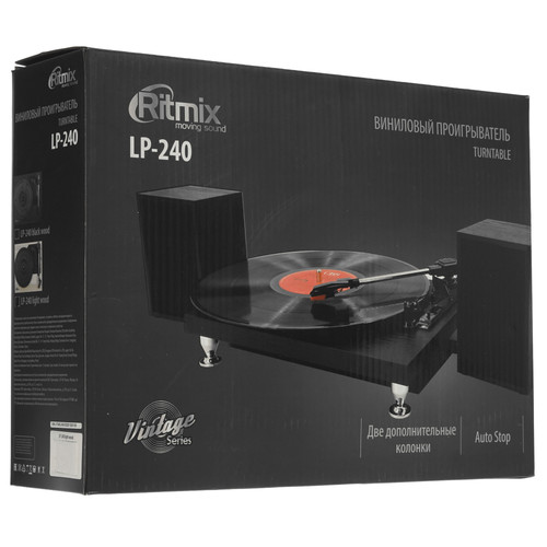 Купить Виниловый проигрыватель Ritmix LP-240  4815938. Характеристики, отзывы и цены в Донецке