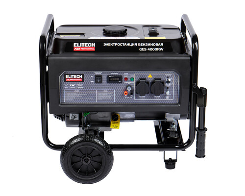 Купить Электрогенератор   бензиновый Elitech HD GES 4000RW  9145113. Характеристики, отзывы и цены в Донецке
