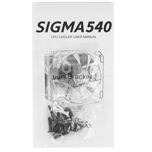 Купить Кулер для процессора GameMax Sigma 540  черный  9908140. Характеристики, отзывы и цены в Донецке