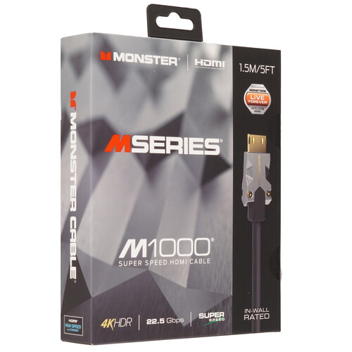 Купить Кабель  Monster HDMI - HDMI, 1.5 м  5497369. Характеристики, отзывы и цены в Донецке