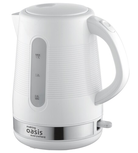 Купить Электрочайник Oasis K-1PW белый  9135261. Характеристики, отзывы и цены в Донецке