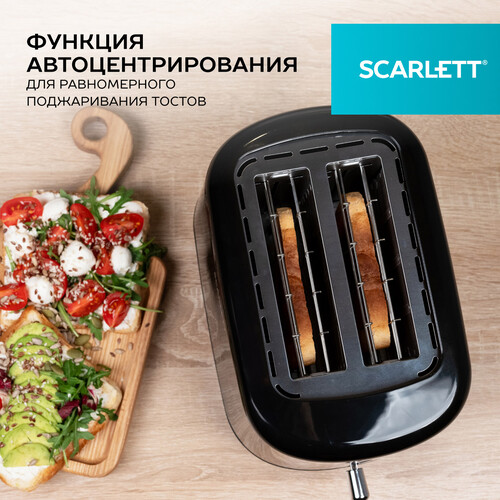 Купить Тостер SCARLETT SC-TM11069 черный  9240125. Характеристики, отзывы и цены в Донецке