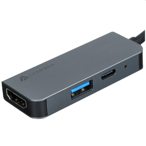 Купить Док-станция Lyambda Slim Aluminum LC105  5471175. Характеристики, отзывы и цены в Донецке