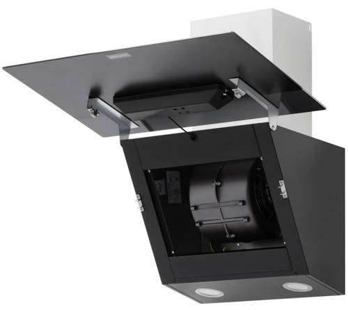 Купить Вытяжка наклонная KRONA KRISTEN A 600 S черный/серебристый  9195717. Характеристики, отзывы и цены в Донецке