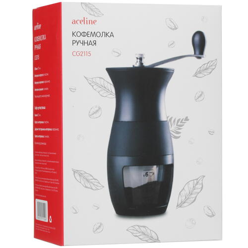 Купить Кофемолка ручная Aceline CG2115 черный  4754185. Характеристики, отзывы и цены в Донецке