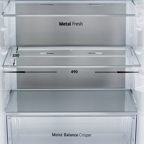 Купить Холодильник с морозильником   LG GA-B459SQQM белый  5626118. Характеристики, отзывы и цены в Донецке