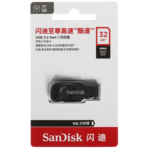 Купить Память USB Flash 32 ГБ SanDisk Shift Ultra [SDCZ410-032G-Z35]  5629479. Характеристики, отзывы и цены в Донецке