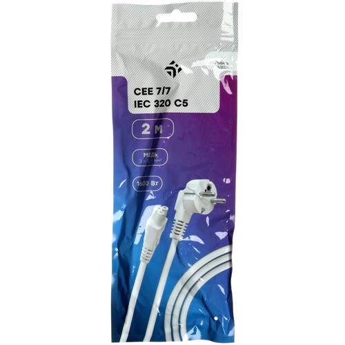 Купить Кабель питания DEXP CEE 7/7 - IEC 320 C5  5451588. Характеристики, отзывы и цены в Донецке