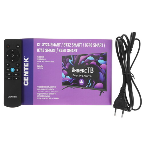 Купить 50" (127 см) Телевизор Centek CT-8750 Smart черный  9138260. Характеристики, отзывы и цены в Донецке