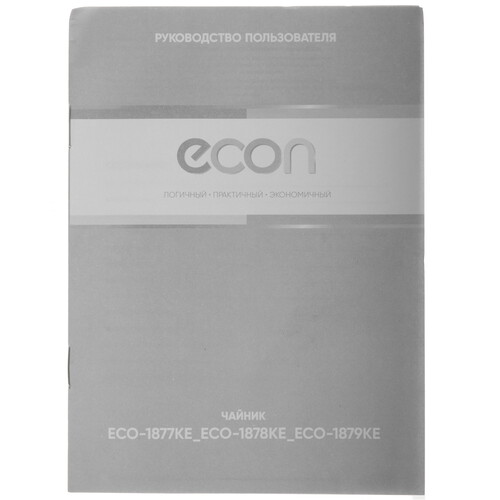 Купить Электрочайник ECON ECO-1877KE белый  9907874. Характеристики, отзывы и цены в Донецке