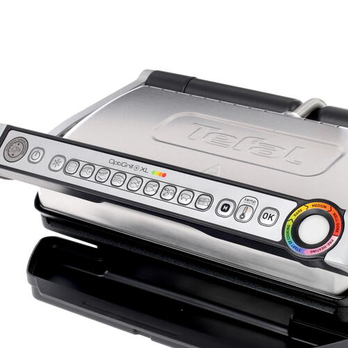 Купить Гриль Tefal Optigrill+ XL GC724D12 серебристый  1662191. Характеристики, отзывы и цены в Донецке