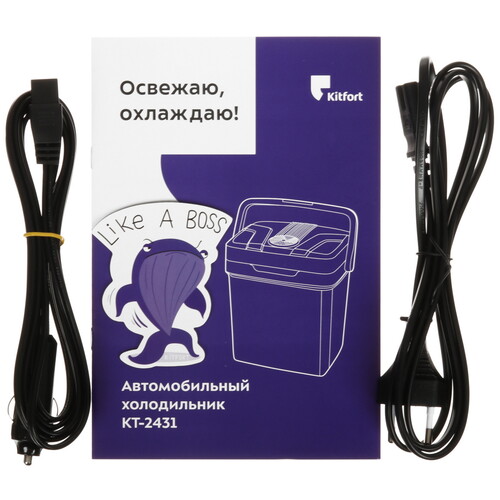 Купить Холодильник автомобильный Kitfort КТ-2431 фиолетовый  9091062. Характеристики, отзывы и цены в Донецке