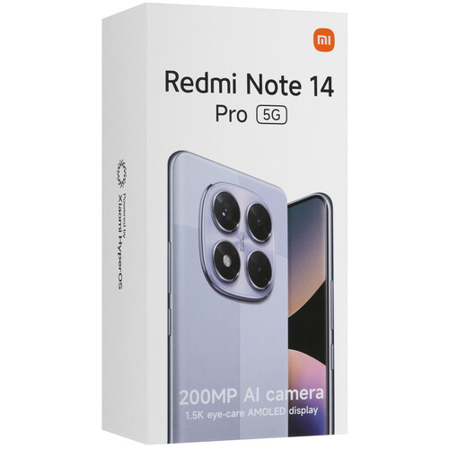 Купить 6.67" Смартфон Xiaomi Redmi Note 14 Pro 5G 512 ГБ фиолетовый  5606809. Характеристики, отзывы и цены в Донецке