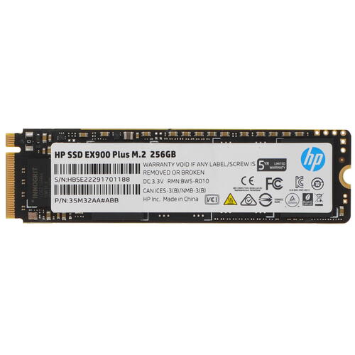 Купить 256 ГБ M.2 NVMe накопитель HP EX900 Plus [35M32AA#ABB]  9906962. Характеристики, отзывы и цены в Донецке