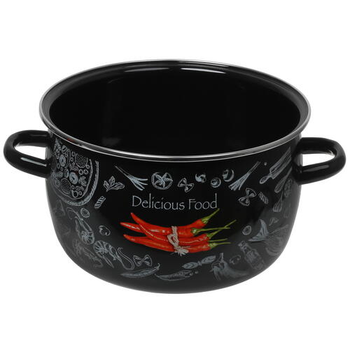 Купить Кастрюля TM Appetite Chilli 1МС201Р 4 л 20 см черный  4843182. Характеристики, отзывы и цены в Донецке