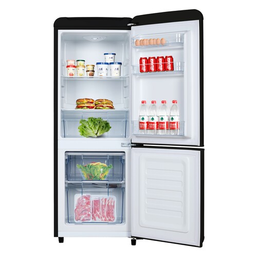 Купить Холодильник с морозильником   Tesler RB-107 черный  9259536. Характеристики, отзывы и цены в Донецке