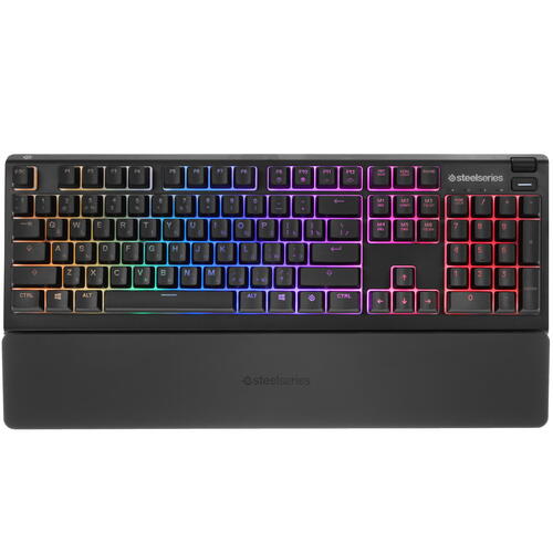 Купить Клавиатура проводная SteelSeries Apex 3 [64795]  5087824. Характеристики, отзывы и цены в Донецке