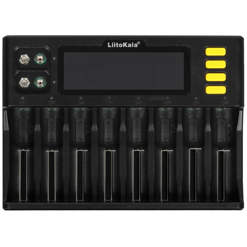 Купить Зарядное устройство LiitoKala Lii-S8 EU+Carcable  9212339. Характеристики, отзывы и цены в Донецке
