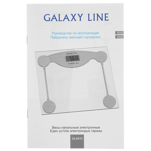 Купить Весы Galaxy GL 4810 прозрачный  5322730. Характеристики, отзывы и цены в Донецке