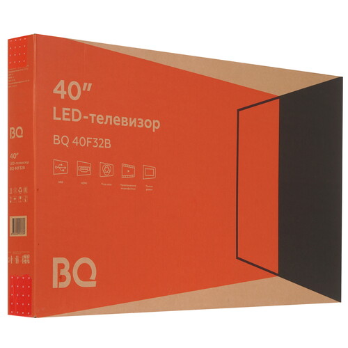 Купить 40" (102 см) Телевизор BQ 40F32B черный  9229103. Характеристики, отзывы и цены в Донецке
