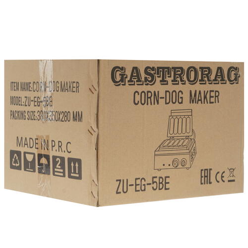 Купить Вафельница GASTRORAG ZU-EG-5BE серебристый  8107570. Характеристики, отзывы и цены в Донецке