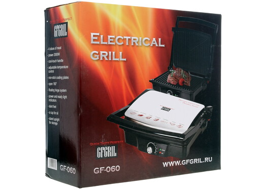 Купить Гриль GFgril GF-060 серебристый  1144476. Характеристики, отзывы и цены в Донецке