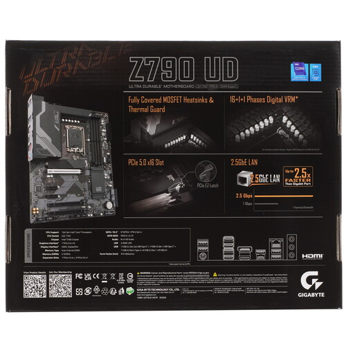 Купить Материнская плата GIGABYTE Z790 UD  5092671. Характеристики, отзывы и цены в Донецке