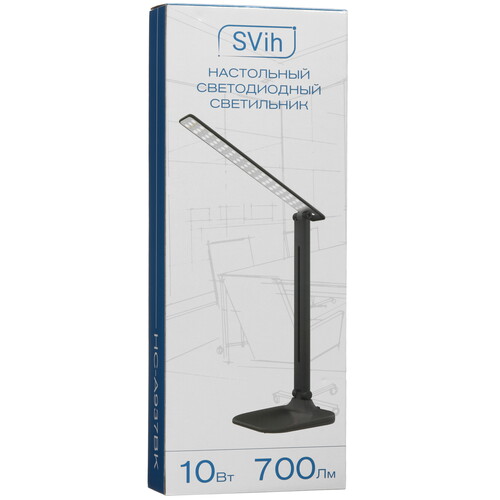 Купить Настольный светильник SVih HC-A937BK черный  9241592. Характеристики, отзывы и цены в Донецке