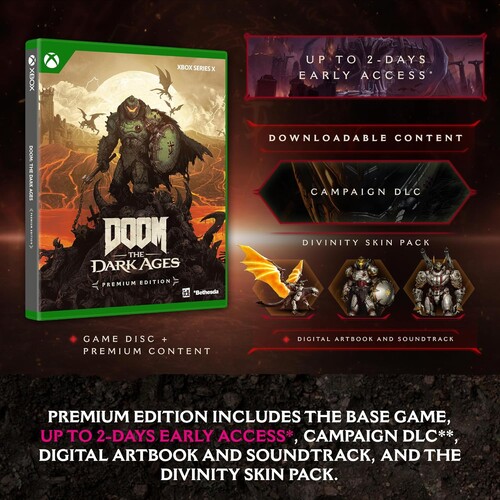 Купить Игра DOOM: The Dark Ages - Premium Edition (Xbox Series X)  5626243. Характеристики, отзывы и цены в Донецке