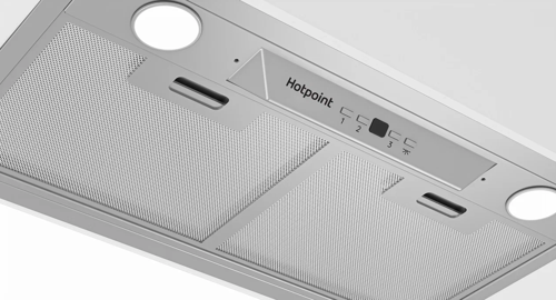 Купить Вытяжка полновстраиваемая Hotpoint HPAE 52FLB X серебристый  9006749. Характеристики, отзывы и цены в Донецке