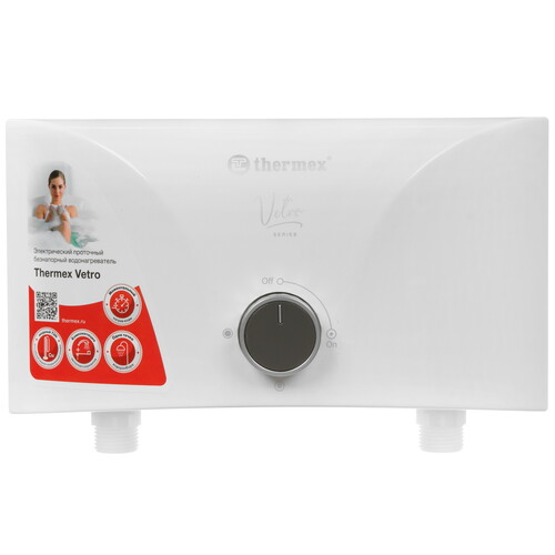 Купить Водонагреватель электрический Thermex Vetro 5500 shower  9083826. Характеристики, отзывы и цены в Донецке