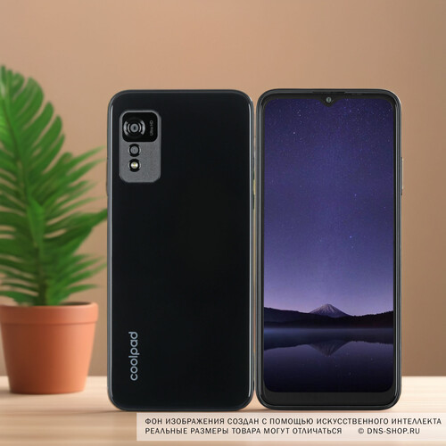 Купить 6.51" Смартфон Coolpad CP12p 128 ГБ черный  5432072. Характеристики, отзывы и цены в Донецке