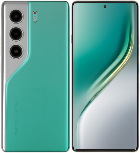 Купить 6.78" Смартфон Tecno CAMON 40 Pro 256 ГБ зеленый  5623576. Характеристики, отзывы и цены в Донецке