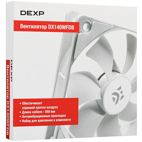 Купить Вентилятор DEXP DX140WFDB  белый  5091665. Характеристики, отзывы и цены в Донецке