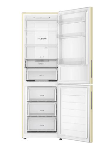 Купить Холодильник с морозильником   Haier CEF536CCG бежевый  9291523. Характеристики, отзывы и цены в Донецке