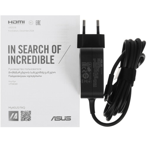 Купить 14" Ноутбук ASUS ZenBook 14 UM3406KA-PP308 черный  5634624. Характеристики, отзывы и цены в Донецке