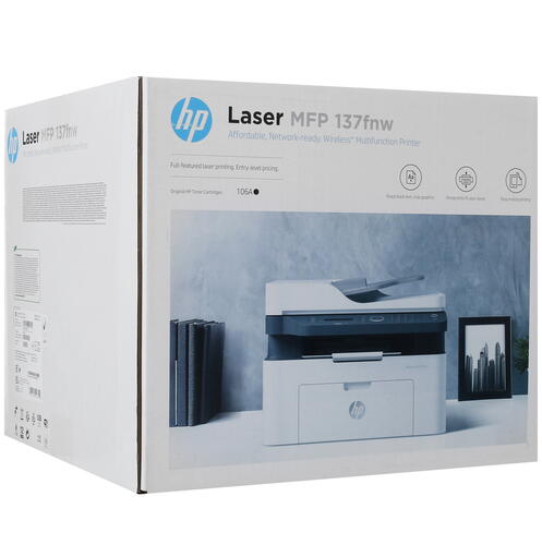 Купить МФУ лазерное HP Laser 137fnw  5062214. Характеристики, отзывы и цены в Донецке