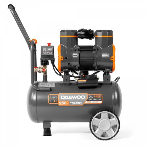 Купить Компрессор поршневой безмасляный Daewoo DAC250SS  9089076. Характеристики, отзывы и цены в Донецке