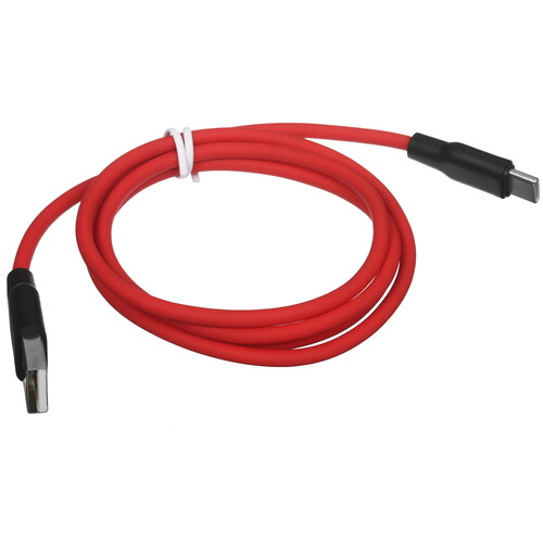 Купить Кабель круглый Hoco USB Type-C - USB 2.0 Type-A красный 1 м  5474973. Характеристики, отзывы и цены в Донецке