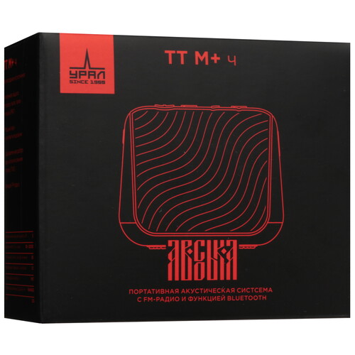 Купить Портативная колонка УРАЛ ТТ М+, черный  9250871. Характеристики, отзывы и цены в Донецке