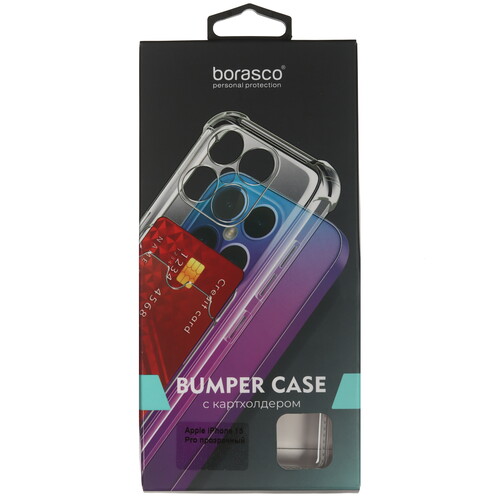 Купить Накладка  BoraSCO для Apple iPhone 15 Pro прозрачный  5473645. Характеристики, отзывы и цены в Донецке