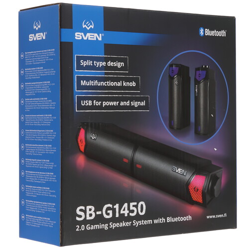 Купить Саундбар SVEN SB-G1450 черный  9283479. Характеристики, отзывы и цены в Донецке