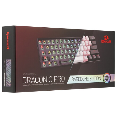 Купить База для сборки клавиатуры  проводная + беспроводная Redragon Draconic Pro  9230413. Характеристики, отзывы и цены в Донецке