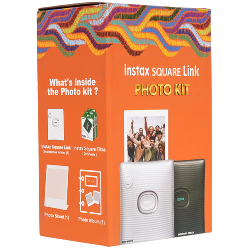 Купить Компактный фотопринтер FUJIFILM Instax Square Link Gift Box белый  5643834. Характеристики, отзывы и цены в Донецке