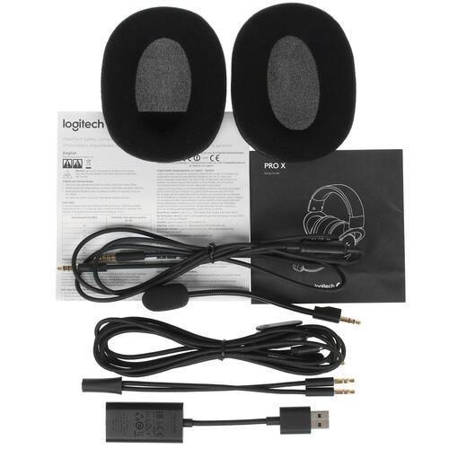 Купить Проводные наушники Logitech G PRO X черный 2019  5058001. Характеристики, отзывы и цены в Донецке